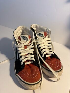 Vans Colour block Canvas Skate High-Top Sneakers, Wom Sz 7, Men’s Sz 5.5.